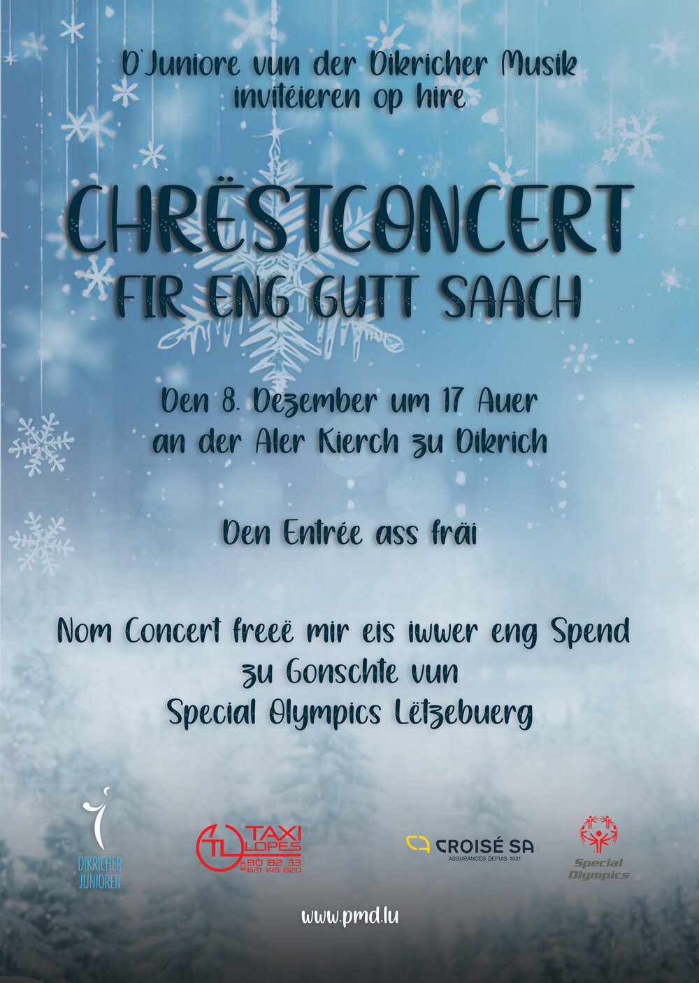 Plakat Chrëstconcert 2024